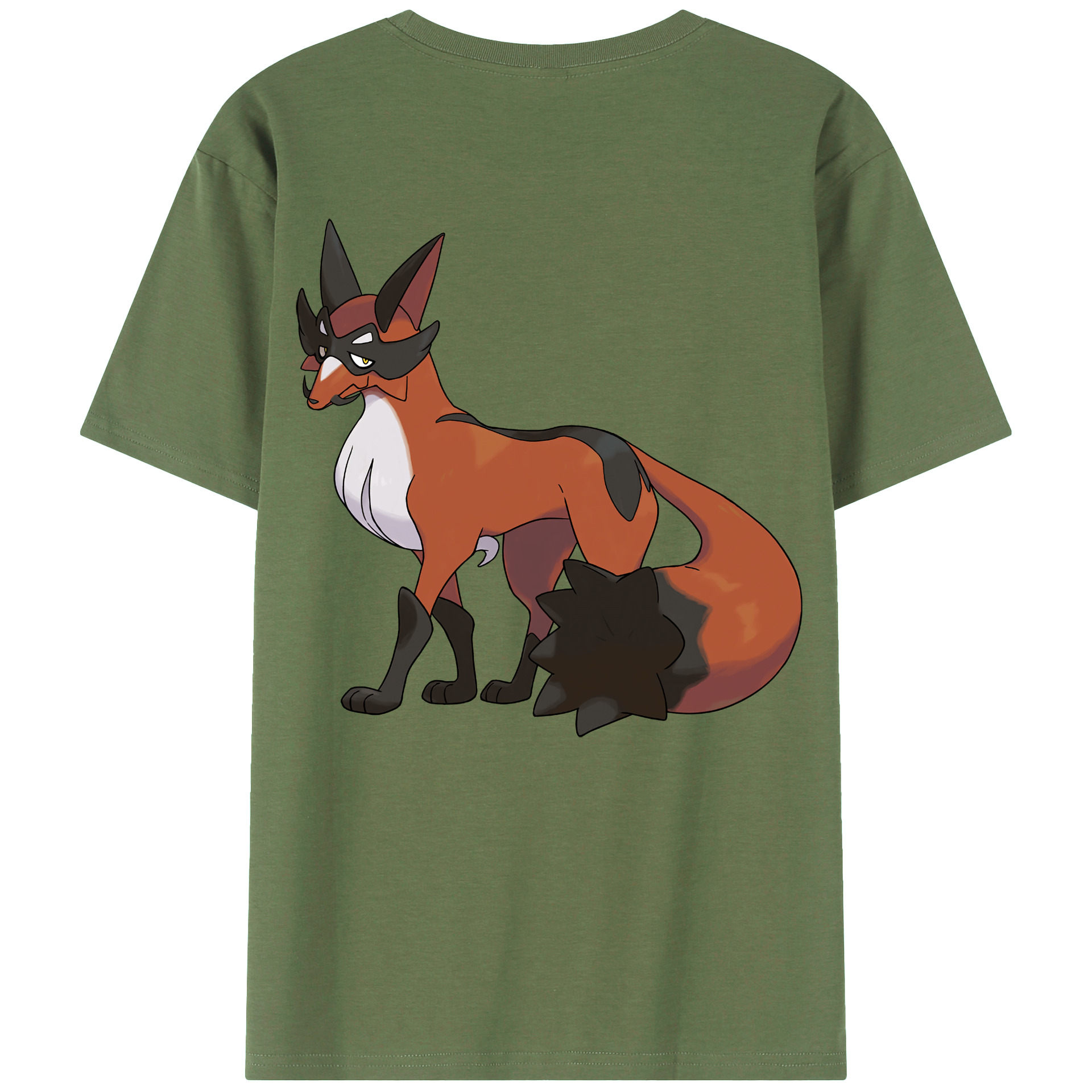 （画像用） ポケットモンスター Pokémon 綿100％ メンズ半袖Tシャツ（バックプリント） 通気性